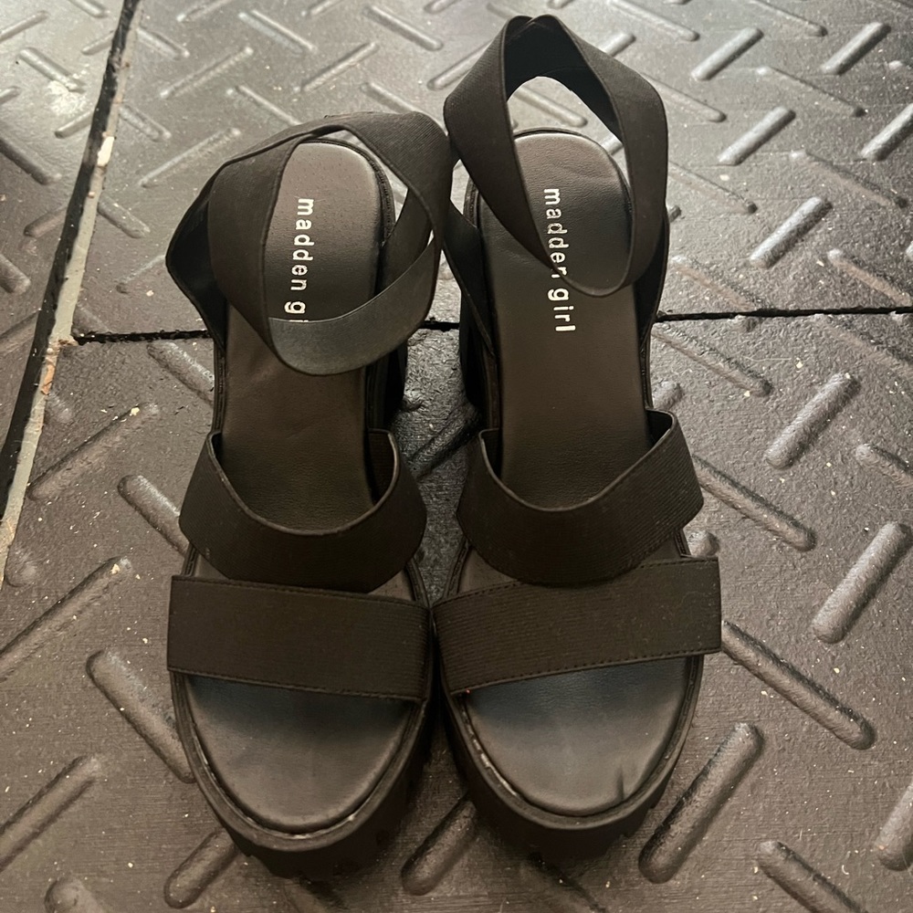 Madden girl 90s platform shoes